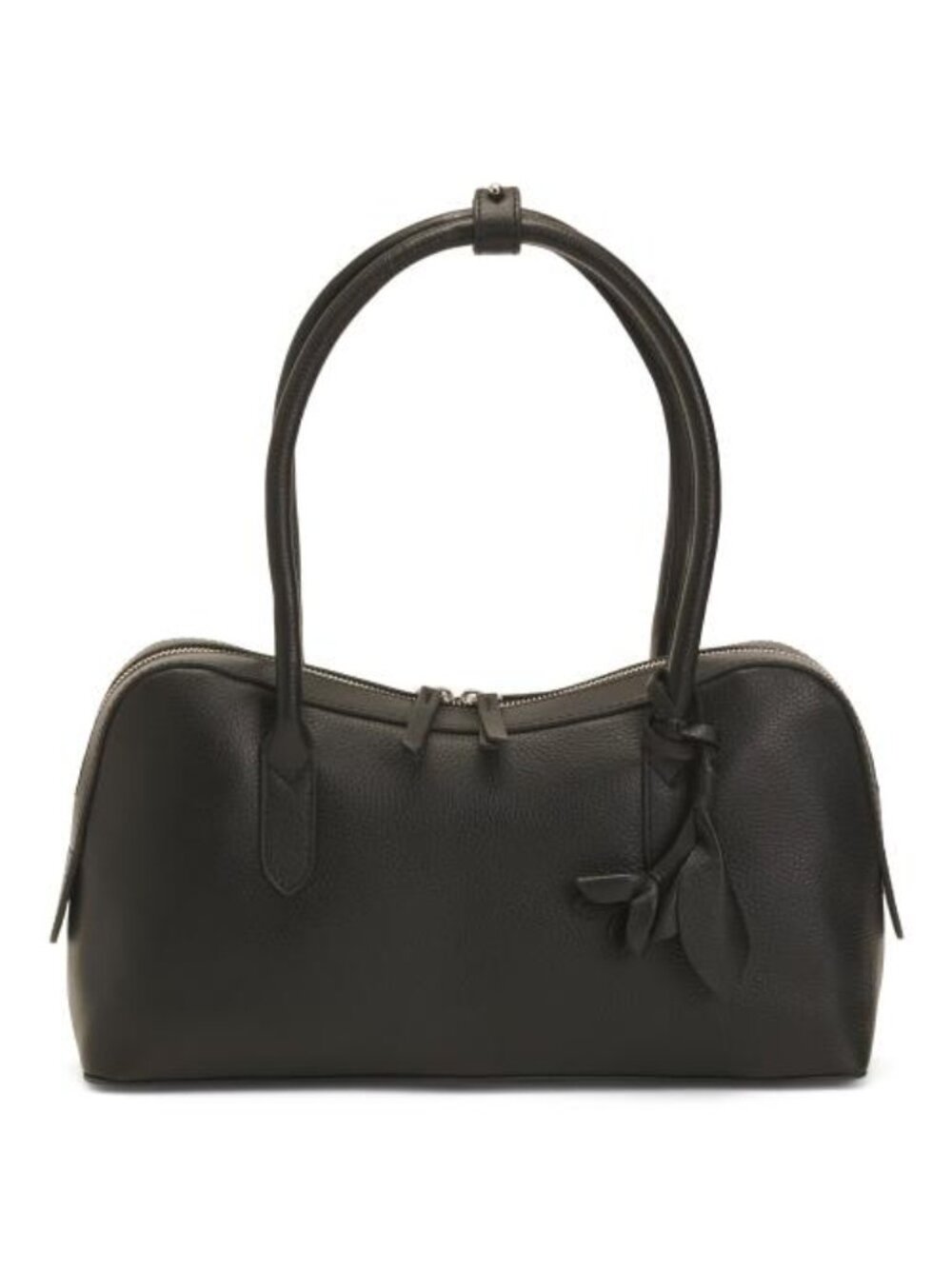 MADE IN INDIA Leather East West Structure Shoulder Bag